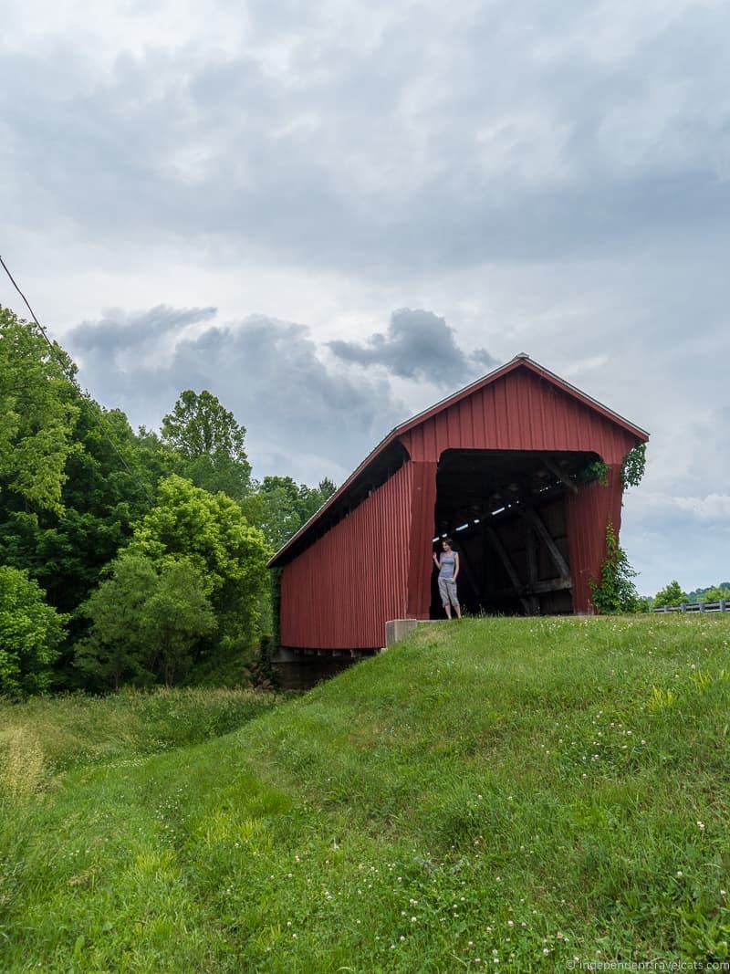 Parrish Covered Bridge Sharon Caldwell Ohio Noble County Ohio