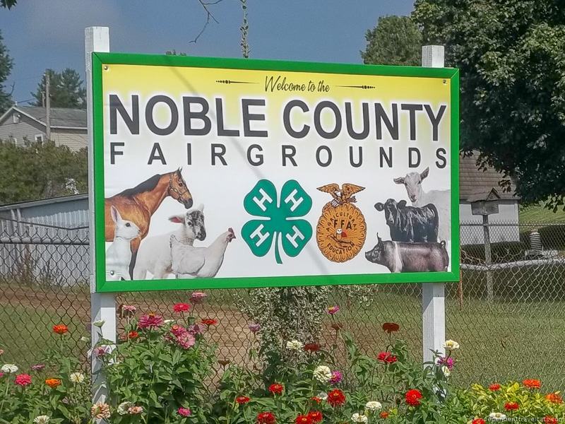 Noble County Fair Fairgrounds sign things to do in Caldwell Ohio Noble County Ohio