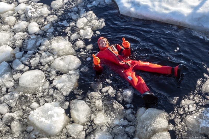 ice floating Icebreaker Sampo boat Kemi Finland Laurence Norah winter in Finland winter activities in Finland