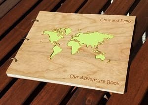 travel themed photo album scrapbook travel gift guide best gifts for travelers traveler gift ideas