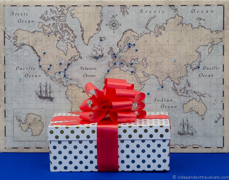 FREE GIFT THE WORLD TRAVEL MAP HOLIDAY DELUXE LARGE POSTER BEST BIRTHDAY GIFT 