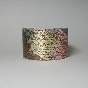 Tuscany aluminum bracelet travel jewelry jewelry for travelers travel themed jewelry jewellery for travellers