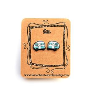 campervan earrings travel jewelry jewelry for travelers travel themed jewelry jewellery for travellers