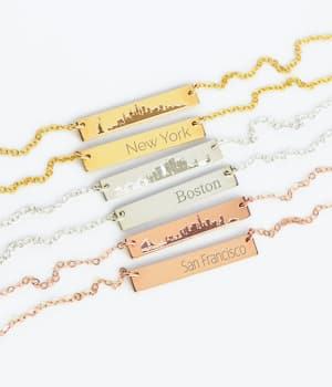 SWAOOS Wyoming Map Necklace Electroplated Stainless Steel Pendant America Trend Accessories