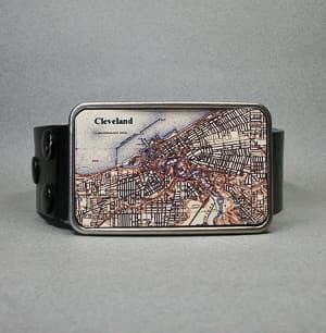 cleveland belt buckle travel jewelry jewelry for travelers travel themed jewelry jewellery for travellers