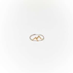 dainty mountain ring travel jewelry jewelry for travelers travel themed jewelry jewellery for travellers