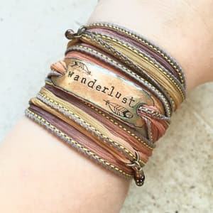 wanderlust wrap bracelet travel jewelry jewelry for travelers travel themed jewelry jewellery for travellers