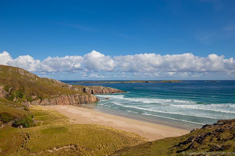 Ceannabeinne Beach 7 day North Coast 500 road trip itinerary Scotland