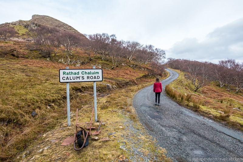 Calum's Road Isle of Raasay travel guide things to do on the Isle of Raasay