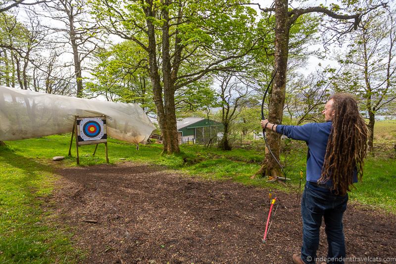 archery Isle of Raasay travel guide things to do on the Isle of Raasay