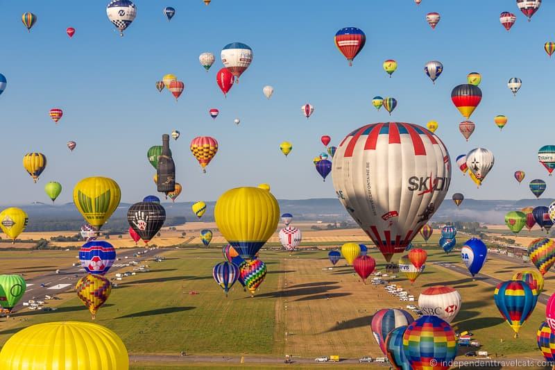 When is the hot air balloon clearance festival