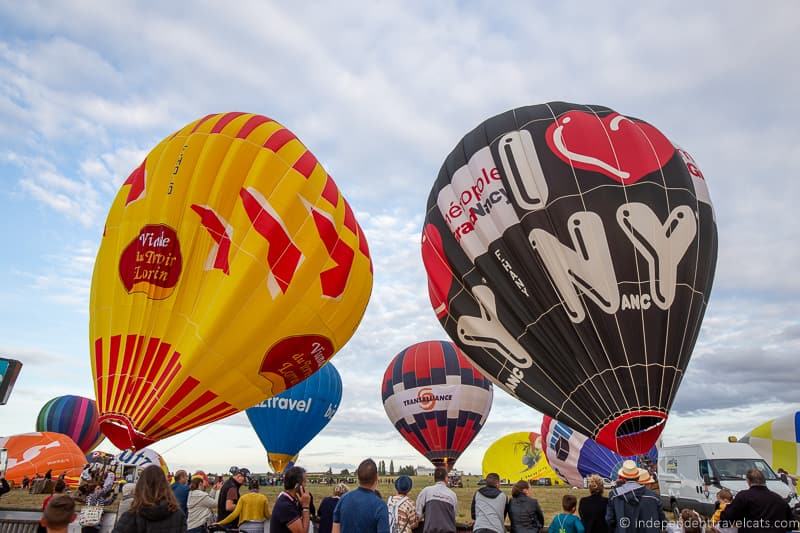 public viewing area Grand Est Mondial Air Balloons hot air balloon festival France