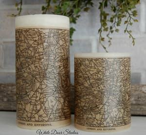 map candle travel themed wedding destination wedding