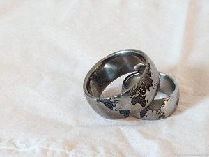 world map ring travel themed wedding destination wedding