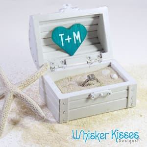 beach ring box beach wedding travel themed wedding destination wedding