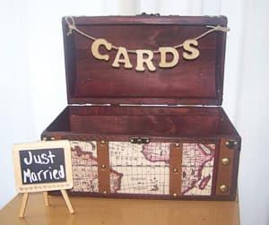 wedding card box travel themed wedding destination wedding