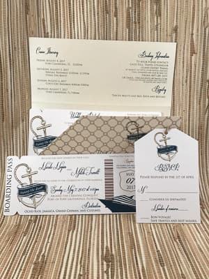 nautical wedding invitations travel themed wedding destination wedding