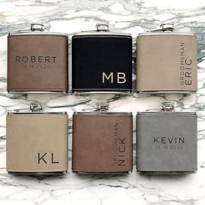 personalized flask groomsmen gifts wedding gifts travel themed wedding destination wedding