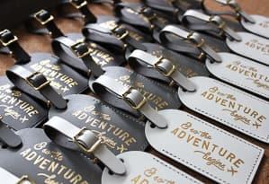 luggage tag wedding favor travel themed wedding destination wedding