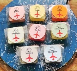 mini travel soaps travel themed wedding destination wedding