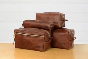 groomsmen gifts toiletry bag dopp kit travel themed wedding destination wedding