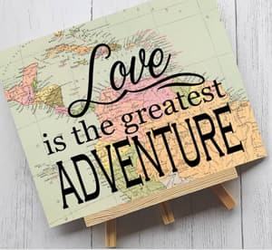 travel quote signs themed wedding destination wedding