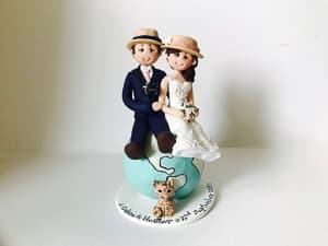 custom travel themed wedding cake topper travel themed wedding destination wedding