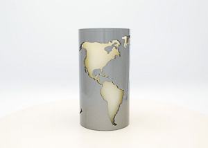 world map decorative candle holder travel themed wedding destination wedding