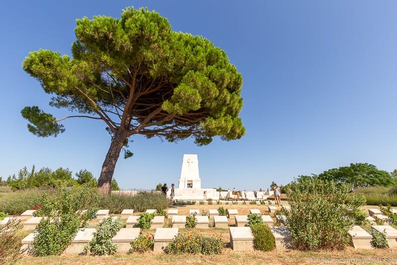 Lone Pine cemetery 2 weeks in Turkey itinerary