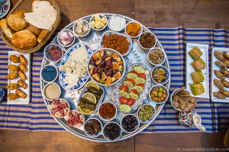 Turkish breakfast 2 weeks in Turkey itinerary