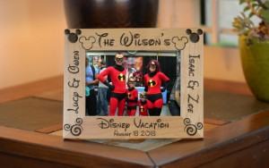 personalized vacation photo frame Disney travel themed home decor handmade travel home decorations furnishings