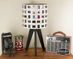 photo slide lamp shade travel themed home decor handmade travel home decorations furnishings