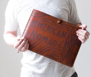 travel laptop case made in USA gift for nomad