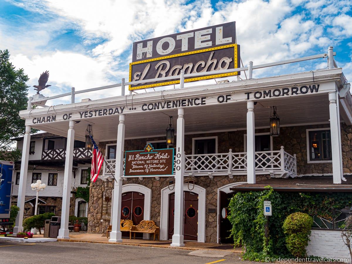 El Rancho Hotel Gallup New Mexico Route 66 motels historic hotels on Route 66 route