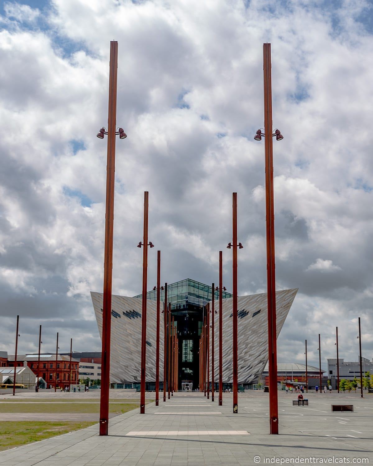 Titanic Belfast museum and Titanic slipway Olympic slipway Belfast Titanic sites maritime attractions