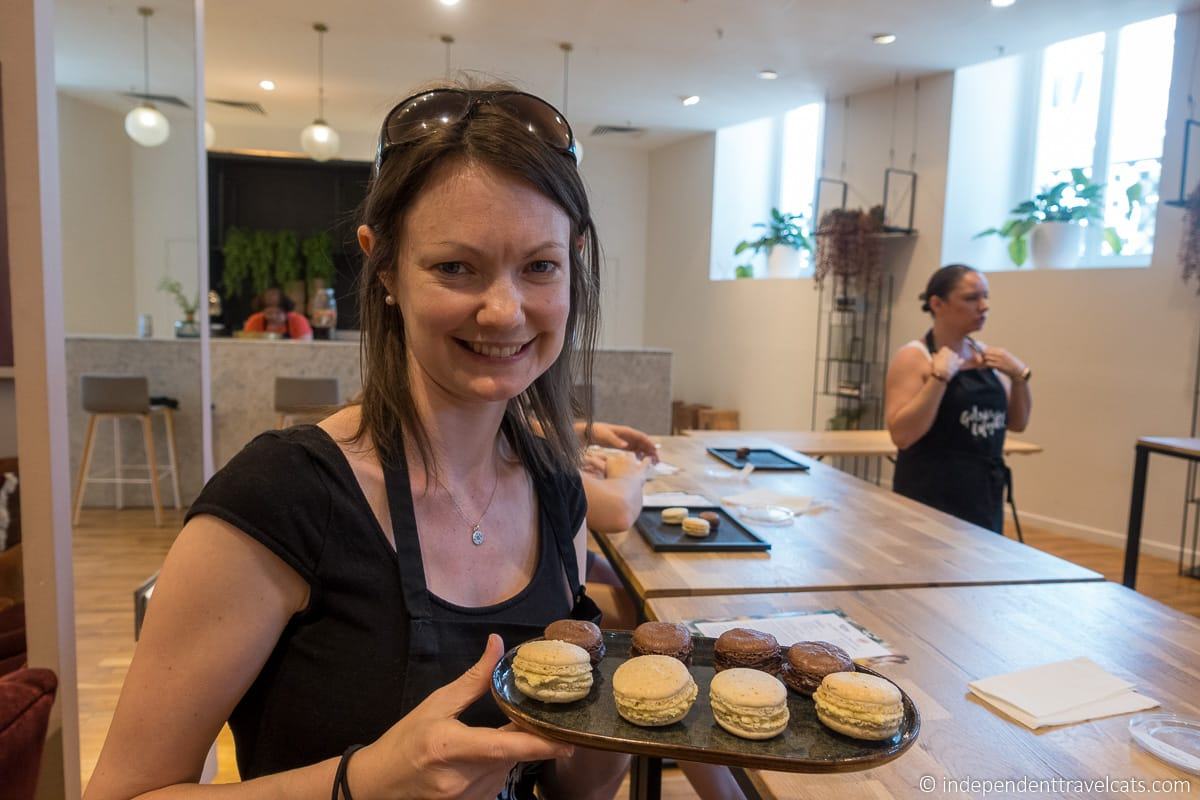 macaron baking class Paris Galeries Lafayette visitor guide