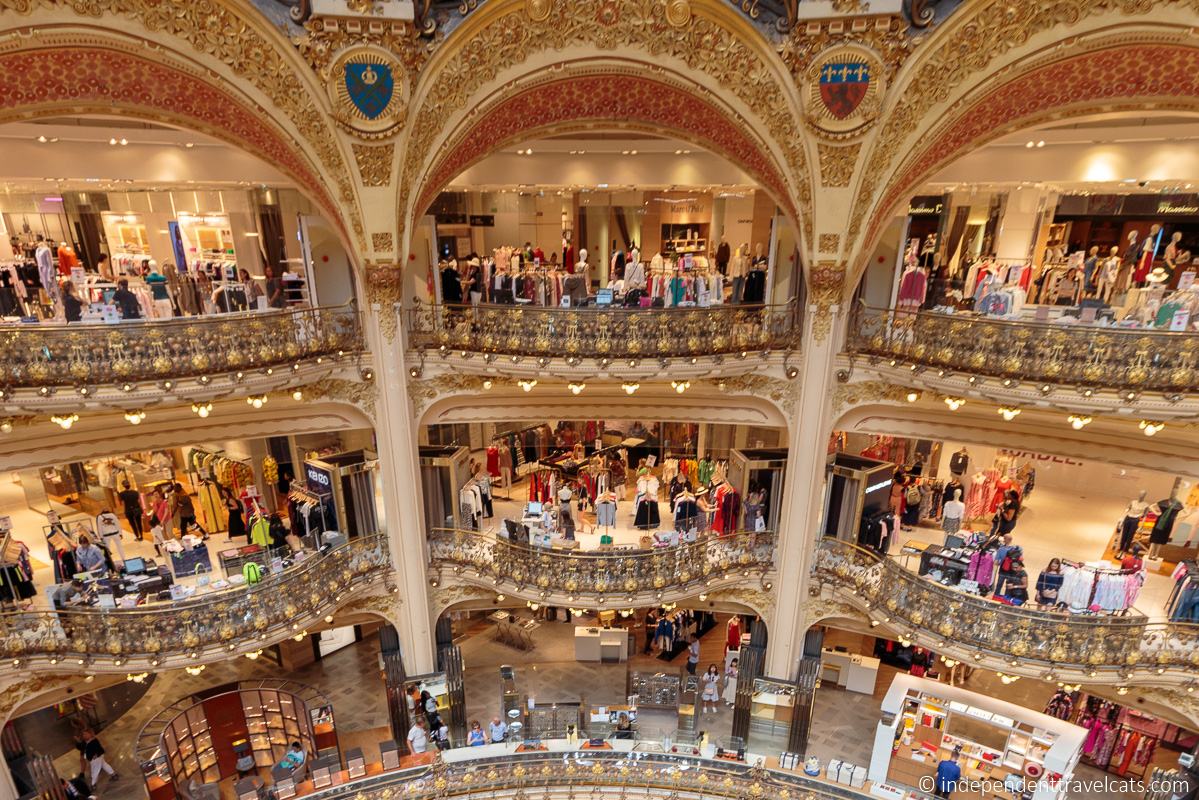 Galeries Lafayette Paris Haussmann department store shopping