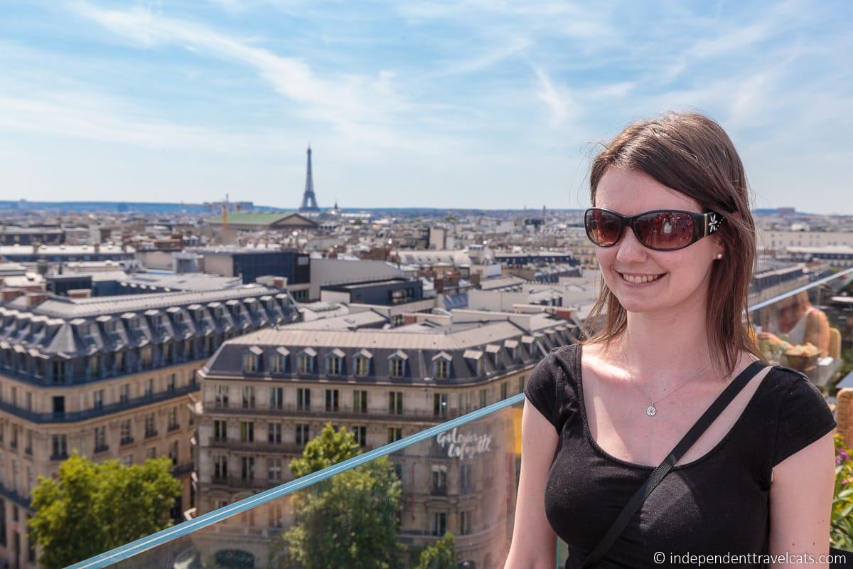 Galeries Lafayette Rooftop Terrace: A view over Paris