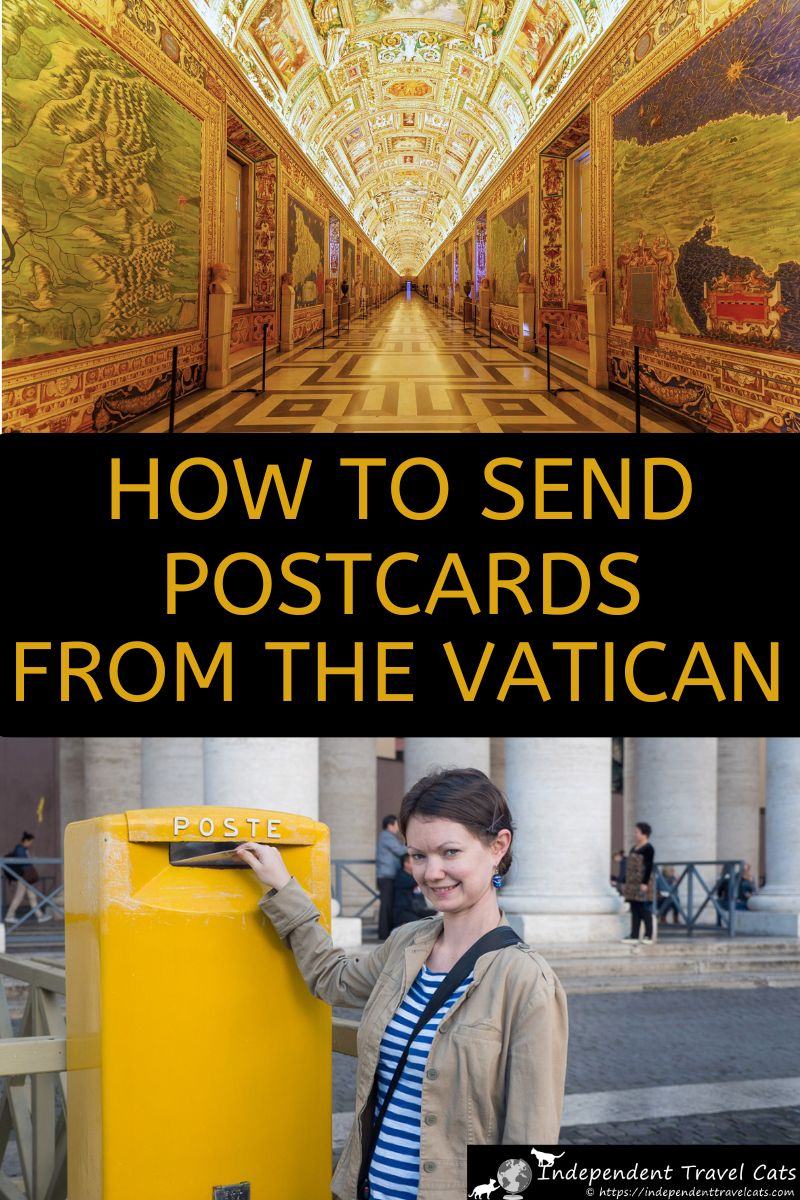A guide to sending mail from the Vatican. We'll give you all the information you need to send postcards from the Vatican or any other type of mail. This includes where to buy stamps, where to find the Vatican Post post offices, what mailboxes to use, and tips for mailing your postcards in the easiest and most efficient way. #Vatican #Vaticanpostoffice #postcards #mail #Rome #Italy #VaticanCity #VaticanPost #PosteVaticane #postal #Italytravel #Vaticantravel #travel #traveltips #souvenirs