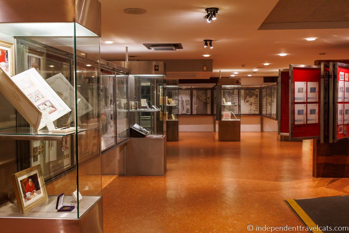 Museo Filatelico e Numismatico Philately and Numismatic Museum in Vatican Museums stamps coins